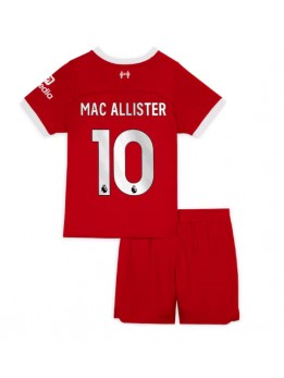 Billige Liverpool Alexis Mac Allister #10 Hjemmedraktsett Barn 2023-24 Kortermet (+ Korte bukser)
